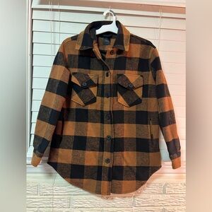 Buffalo Plaid Shirt Jacket